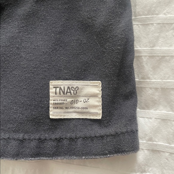 TNA Military Shacket. Size XS. Color:grey. Excellent condition. Great fall layer - Picture 5 of 6